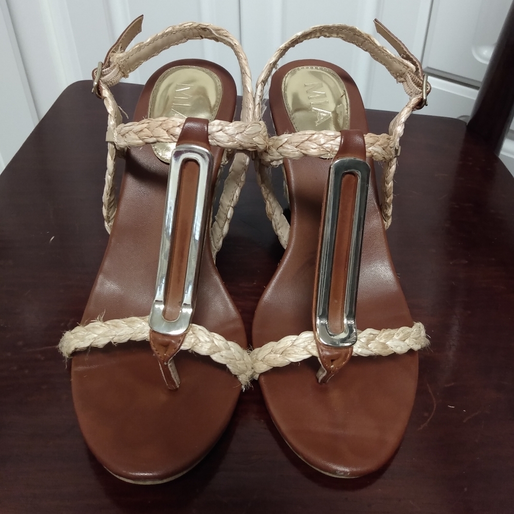 MIA Women's Tiffany Wedge Espadrille Sandals